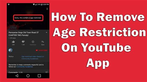 age restricted video based on community guidelines|age restricted videos on youtube.